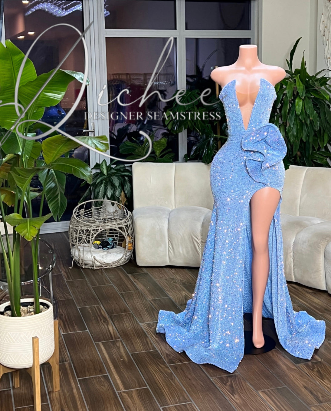 Ruffle my Split w/ Flare Bottom