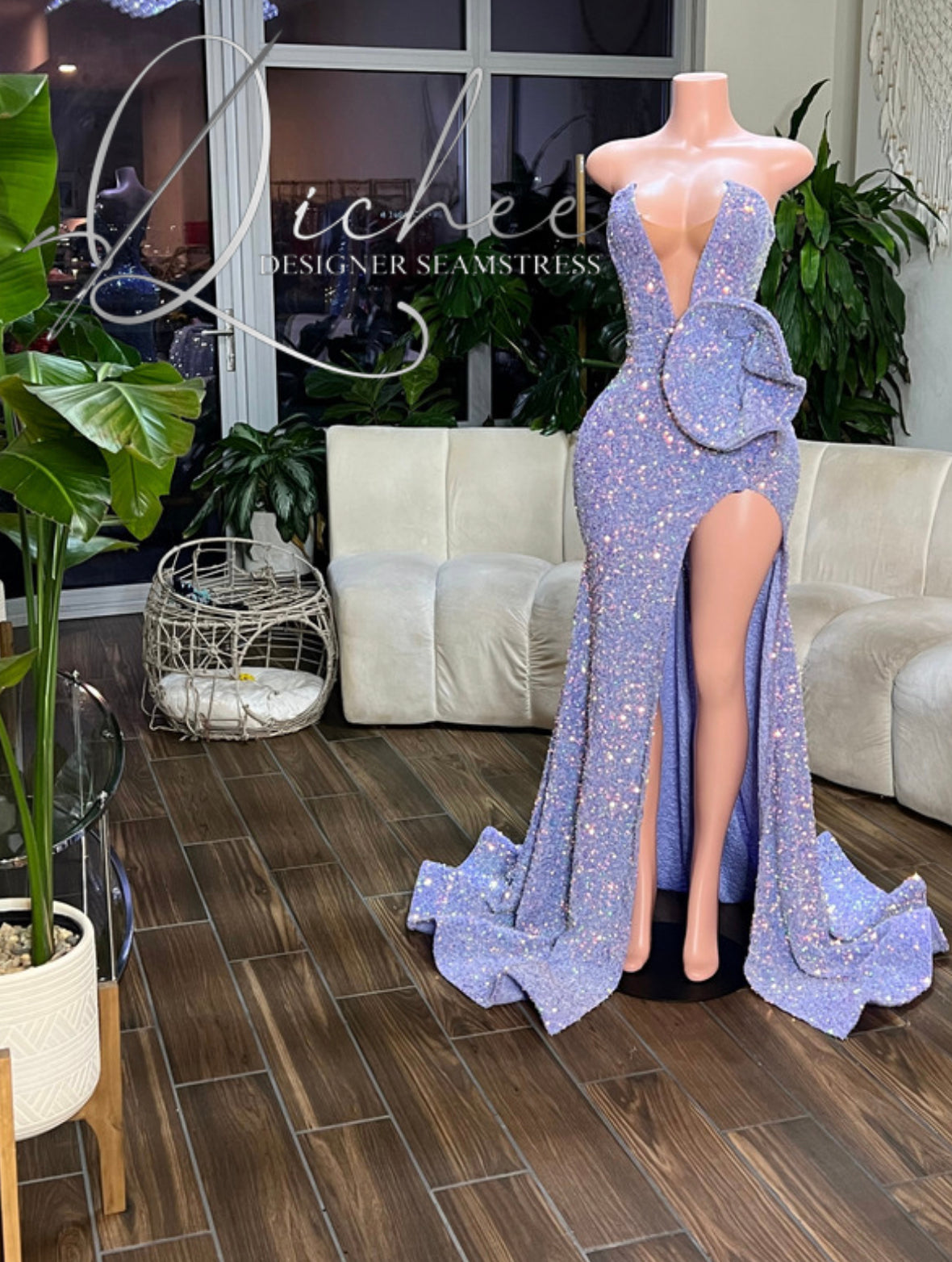 Ruffle my Split w/ Flare Bottom
