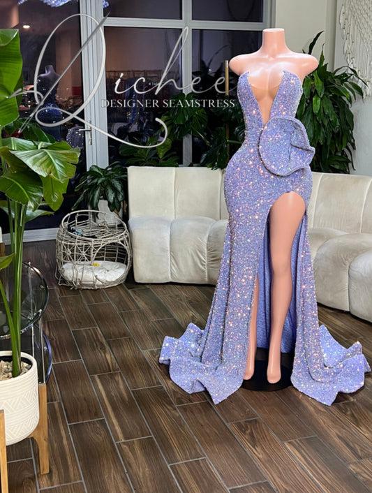 Ruffle my Split w/ Flare Bottom